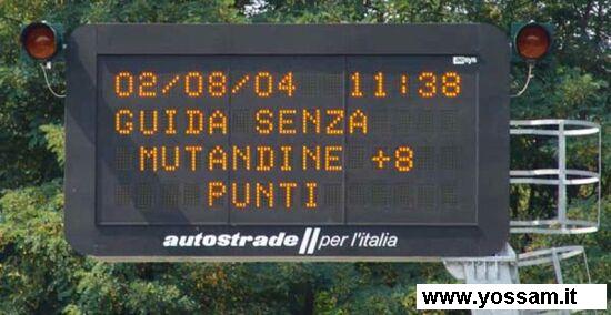 Messaggi Autostrade