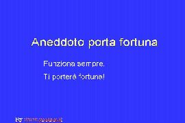 Aneddoto Porta Fortuna