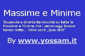 Massime e Minime