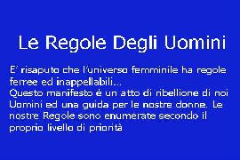 Regole degli Uomini