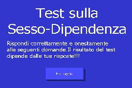 Test Sesso Dipendenza